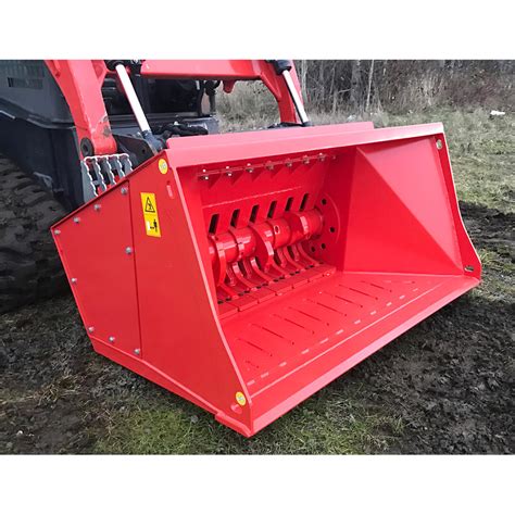 skid steer block crusher|skid steer stone crushing attachments.